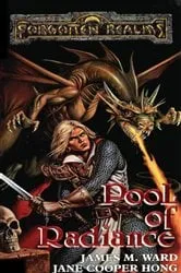 Book cover of Pool of Radiance by James M. Ward