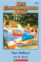 Book cover of Poor Mallory (The Baby-Sitters Club #39) by Ann M. Martin