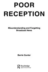 Book cover of Poor Reception by Barrie Gunter