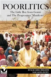 Book cover of Poorlitics by Bukar Abba Ibrahim