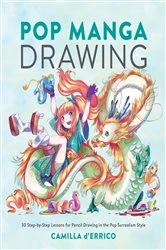 Book cover of Pop Manga Drawing by Camilla d'Errico