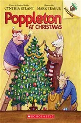 Book cover of Poppleton at Christmas: An Acorn Book (Poppleton #5) by Cynthia Rylant
