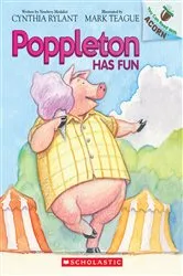 Book cover of Poppleton Has Fun: An Acorn Book (Poppleton #7) by Cynthia Rylant