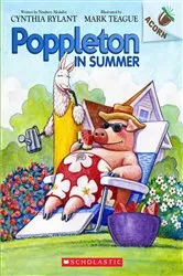 Book cover of Poppleton in Summer: An Acorn Book (Poppleton #6) by Cynthia Rylant