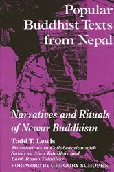 Book cover of Popular Buddhist Texts from Nepal by Todd T. Lewis