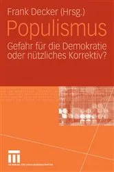 Book cover of Populismus by Frank Decker