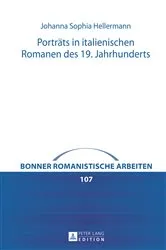 Book cover of Portraets in italienischen Romanen des 19. Jahrhunderts by Paul Geyer