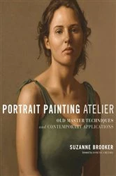 Book cover of Portrait Painting Atelier by Suzanne Brooker