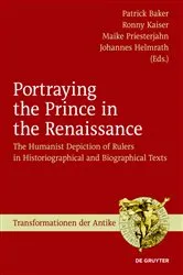 Book cover of Portraying the Prince in the Renaissance by Patrick Baker