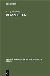 Book cover of Porzellan by Adolf Bruening