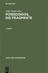 Book cover of Poseidonios, die Fragmente by Willy Theiler
