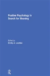 Book cover of Positive Psychology in Search for Meaning by Dmitry Leontiev