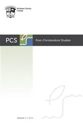 Book cover of Post-Christendom Studies: Volume 1 by Steven M. Studebaker