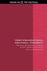 Book cover of Post-Foundational Political Thought by Oliver Marchart
