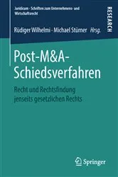Book cover of Post-M&A-Schiedsverfahren by Rüdiger Wilhelmi