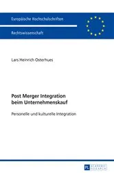 Book cover of Post Merger Integration beim Unternehmenskauf by Lars Heinrich Osterhues