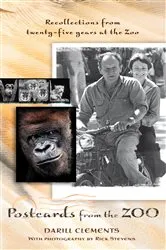 Book cover of Postcards from the Zoo by Darill Clements