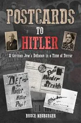 Book cover of Postcards to Hitler by Bruce Neuburger