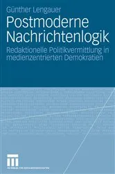 Book cover of Postmoderne Nachrichtenlogik by Günther Lengauer