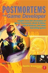 Book cover of Postmortems from Game Developer by Austin Grossman