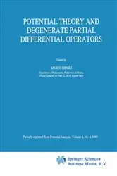 Book cover of Potential Theory and Degenerate Partial Differential Operators by Marco Biroli