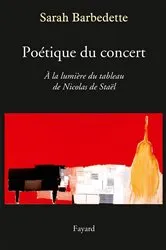Book cover of Poétique du concert by Sarah Barbedette
