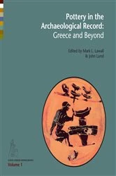 Book cover of Pottery in the Archaeological Record by Mark L. Lawall