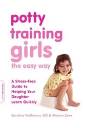 Book cover of Potty Training Girls the Easy Way by Caroline Fertleman