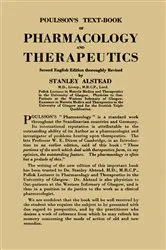 Book cover of Poulsson's Text-Book of Pharmacology and Therapeutics by Stanley Alstead
