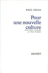 Book cover of Pour une nouvelle culture by Paul Nizan