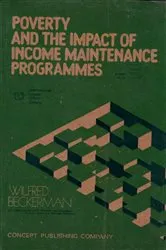 Book cover of Poverty and the Impact of Income Maintenance Programmes in Four Developed Countries by Unknown