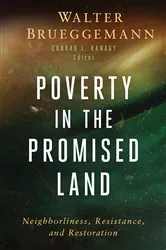 Book cover of Poverty in the Promised Land by Walter Brueggemann