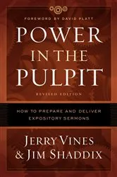 Book cover of Power in the Pulpit (2nd ed.) by Jerry Vines