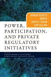 Book cover of Power, Participation, and Private Regulatory Initiatives by Daniel Brinks