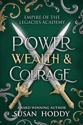 Book cover of Power Wealth & Courage by Hoddy