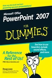Book cover of PowerPoint 2007 For Dummies by Doug Lowe