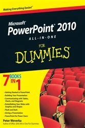 Book cover of PowerPoint 2010 All-in-One For Dummies by Peter Weverka