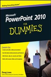 Book cover of PowerPoint 2010 For Dummies by Doug Lowe