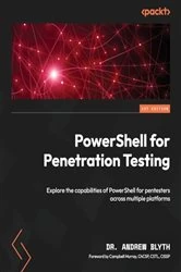 Book cover of PowerShell for Penetration Testing by Dr. Andrew Blyth