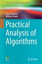 Book cover of Practical Analysis of Algorithms by Dana Vrajitoru