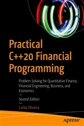 Book cover of Practical C++20 Financial Programming (2nd ed.) by Carlos Oliveira
