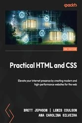 Book cover of Practical HTML and CSS by Brett Jephson