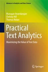 Book cover of Practical Text Analytics by Murugan Anandarajan