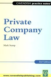 Book cover of Practice Notes on Private Company Law by Mark Stamp