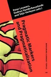 Book cover of Pragmatic Markers and Pragmaticalization by Peter Lauwers