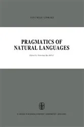 Book cover of Pragmatics of Natural Languages by M. Bar-Hillel