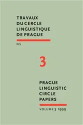 Book cover of Prague Linguistic Circle Papers by Eva Hajičová