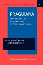 Book cover of PRAGUIANA by Josef Vachek