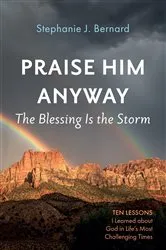 Book cover of Praise Him Anyway: The Blessing Is the Storm by Stephanie J. Bernard