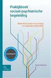 Book cover of Praktijkboek sociaal-psychiatrische begeleiding by Bauke Koekkoek
